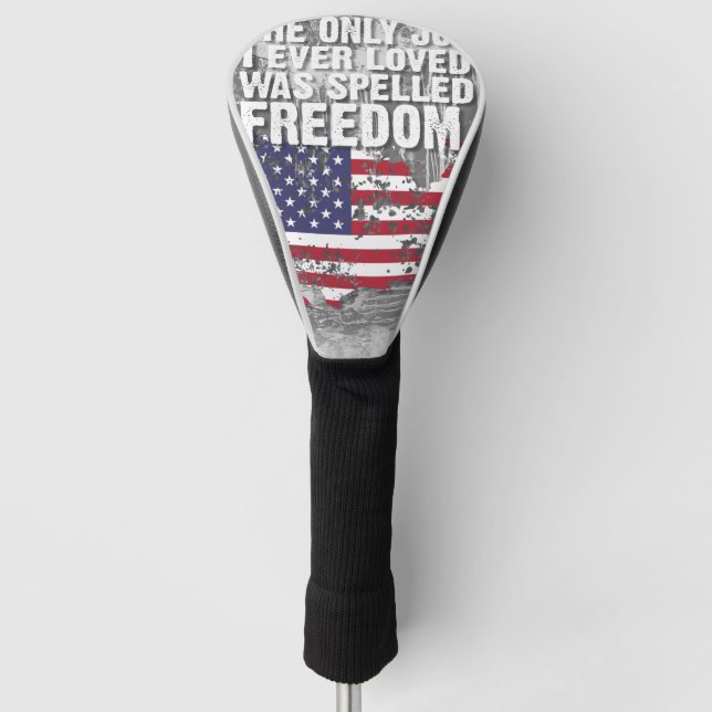 Funda Para Palo De Golf Golf Head Cover – Freedom Job (Anverso)