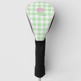 Funda Para Palo De Golf Golf Head Cover Green gingham