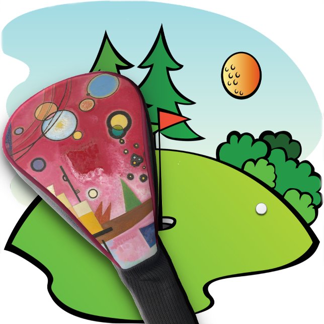 Funda Para Palo De Golf GOLF HEAD COVER - Heavy Red de Wassily Kandinsky (Subido por el creador)
