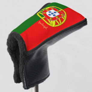 Funda Para Palo De Golf Golf Portugal y Bandera Portuguesa / Campos de gol
