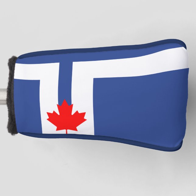 Funda Para Palo De Golf Golf Putter Cover with Flag of Toronto, Canada (Anverso)
