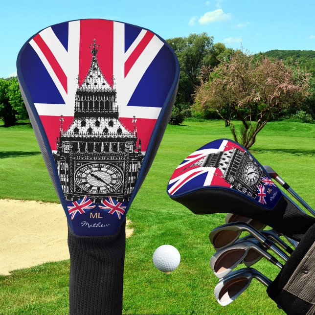 Funda Para Palo De Golf Golf Reino Unido y Bandera Británica, Big Ben Lond (Subido por el creador)