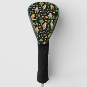 Funda Para Palo De Golf Golf Santa Claus Golf Summer Hawaiian