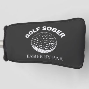 Funda Para Palo De Golf Golf Sober Más Fácil Por Par Funny Golfing Quita