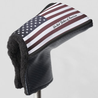 Funda Para Palo De Golf Golf USA y Bandera Americana/Clubes de Golf del Es