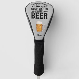 Funda Para Palo De Golf Golf y cerveza para golfer