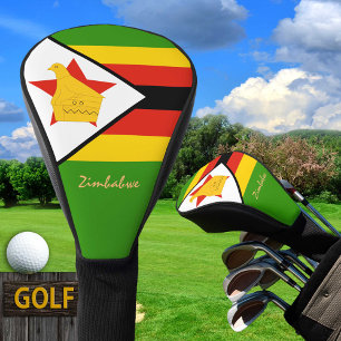 Funda Para Palo De Golf Golf Zimbabwe & Zimbabwe Bandera / Campos de golf