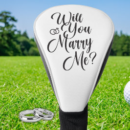 Funda Para Palo De Golf Golfer Proposal Gift - “Will You Marry Me?” 