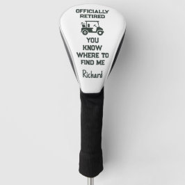 Funda Para Palo De Golf Golfer Retired Retiree Retirement Retiring Player 