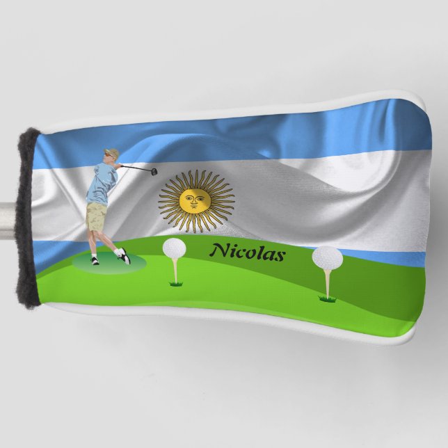 Funda Para Palo De Golf golfista argentino (Anverso)