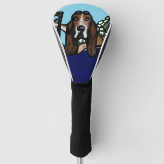 Funda Para Palo De Golf Golfista del perro del Bassett
