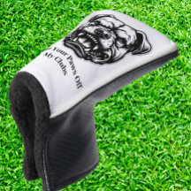 Golfista divertido loco
