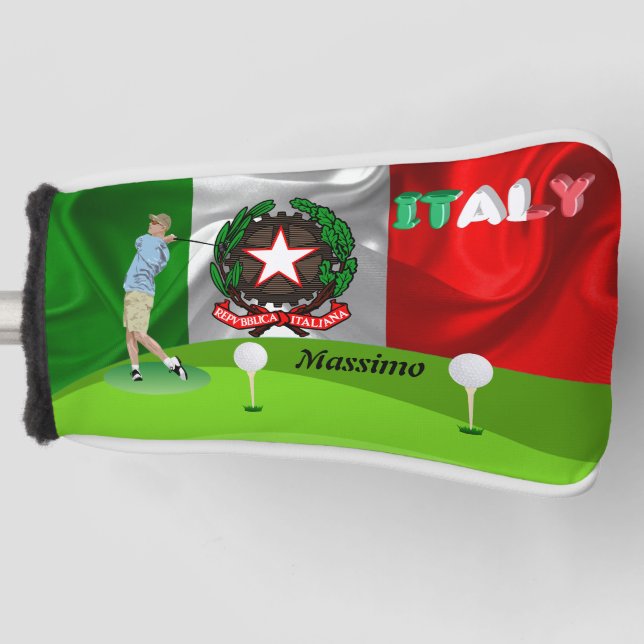 Funda Para Palo De Golf golfista italiano (Anverso)