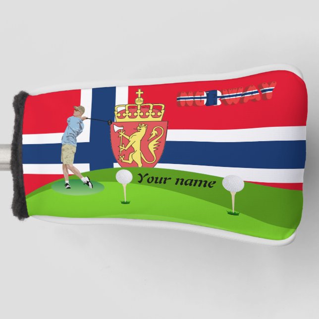 Funda Para Palo De Golf golfista noruego (Anverso)