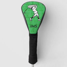 Funda Para Palo De Golf Golfista personalizado del dibujo animado del golf