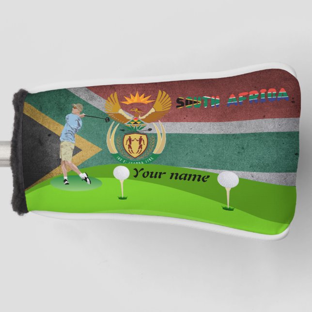 Funda Para Palo De Golf golfista sudafricano (Anverso)