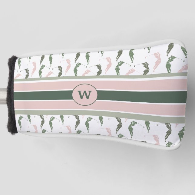 Funda Para Palo De Golf Golfistas mujeres modernas (Anverso)