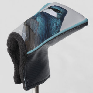 Funda Para Palo De Golf Golondrina de árbol impresionante mira al fotógraf