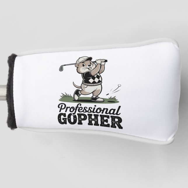 Funda Para Palo De Golf Gopher profesional - Cubierta del club de golf (Anverso)