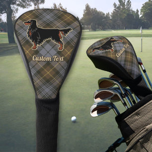 Funda Para Palo De Golf Gordon Setter sobre Gordon Tartan