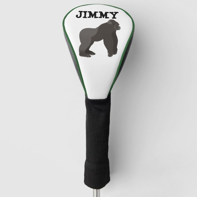 FUNDA PARA PALO DE GOLF GORILLA GOLF DRIVER COVER FUNNY PERSONALIZADA (Anverso)