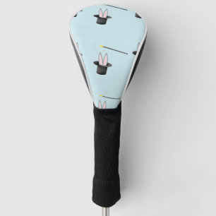 Funda Para Palo De Golf gorra mágico y varita azul