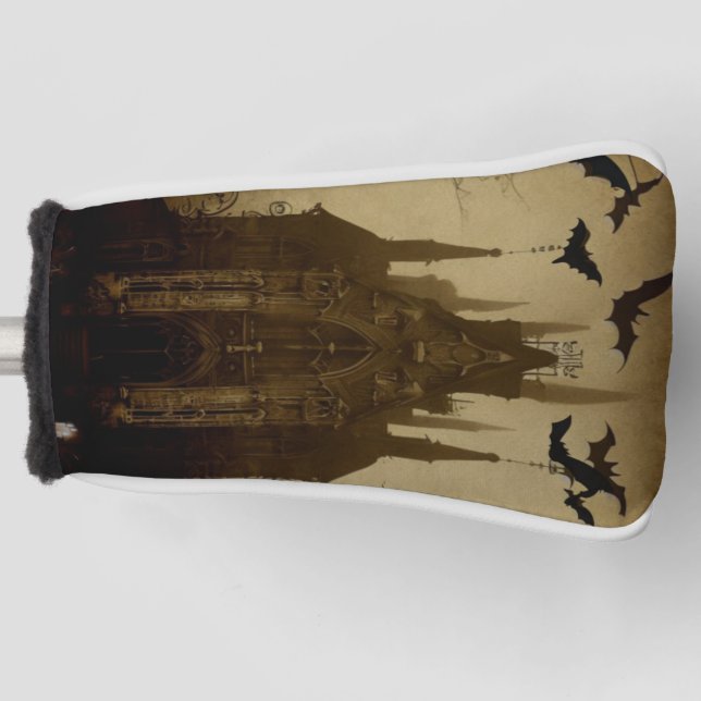 Funda Para Palo De Golf Gótico/Halloween/otoño/calabaza (Anverso)