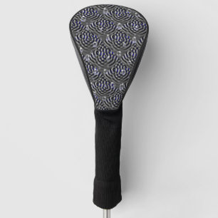 Funda Para Palo De Golf Gotitas de lluvia en metal