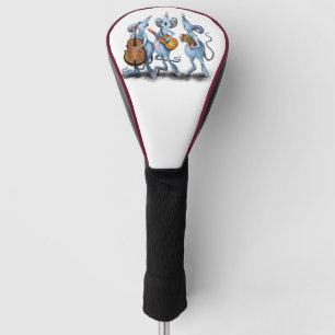 Funda Para Palo De Golf Graciosa Banda de música de ratón de cubierta de c
