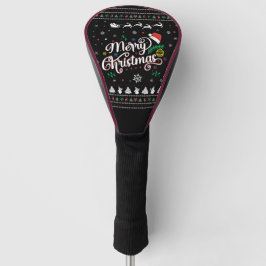Funda Para Palo De Golf Graciosa Feliz Navidad