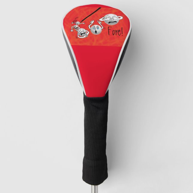 Funda Para Palo De Golf ¡Gracioso club de golf! (Anverso)