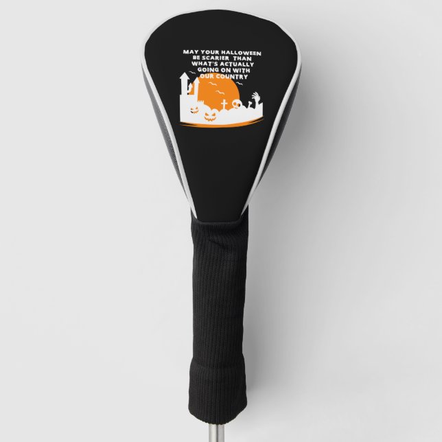 Funda Para Palo De Golf Gracioso disfraz de Halloween (Anverso)
