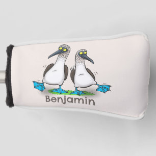 Funda Para Palo De Golf Gracioso, feliz personalizado de bailarines de pel