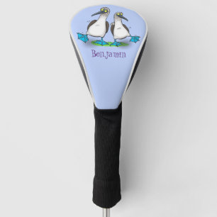 Funda Para Palo De Golf Gracioso, feliz personalizado de bailarines de pel