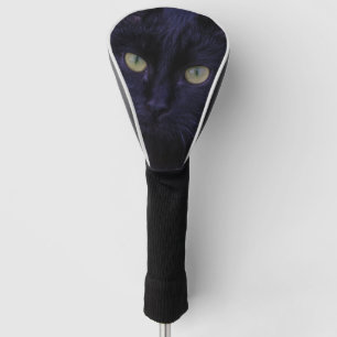 Funda Para Palo De Golf Gracioso gato negro gatito gatito gatito amarillo 