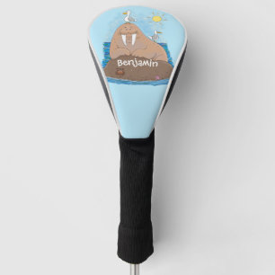 Funda Para Palo De Golf Gracioso ilustracion personalizado de moras felice