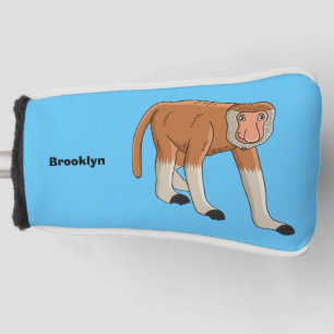 Funda Para Palo De Golf Gracioso proboscito personalizado ilustracion