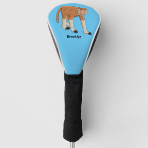 Funda Para Palo De Golf Gracioso proboscito personalizado ilustracion