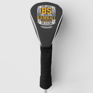 Funda Para Palo De Golf Gracioso sarcasmo de béisbol