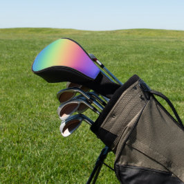 Funda Para Palo De Golf Gradiente profundo del arcoiris