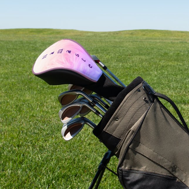 Funda Para Palo De Golf Gradiente Púrpura Rosa Impresión Namaste Moda de m (In Situ)