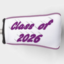Graduación de tipografía morada de la promoción de