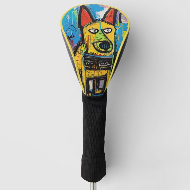Funda Para Palo De Golf Graffiti de perro pastor alemán 01 - Leonardo Abb (Anverso)