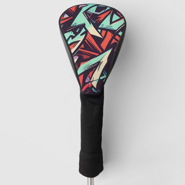 Funda Para Palo De Golf Graffiti moderno (Anverso)