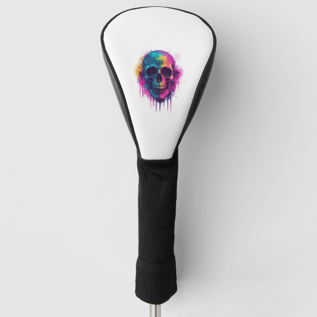 Funda Para Palo De Golf Graffiti Skull Rebel (Anverso)