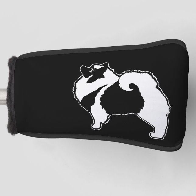 Funda Para Palo De Golf Gráficos de Keeshond - Arte de perro original lind (Anverso)