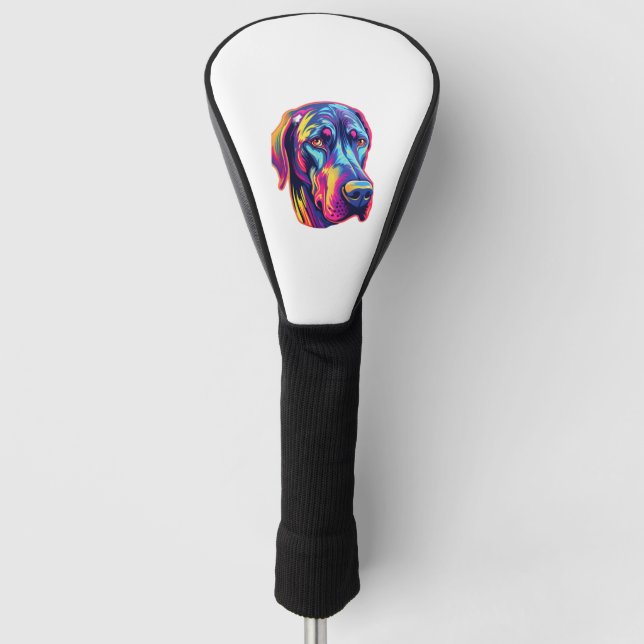 Funda Para Palo De Golf Gran diseño de dane neón (Anverso)