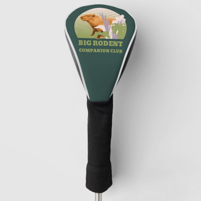 Funda Para Palo De Golf Gran Rodent Companion Club Capybara (Anverso)