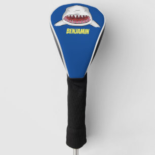 Funda Para Palo De Golf Gran tiburón blanco significa ilustracion personal