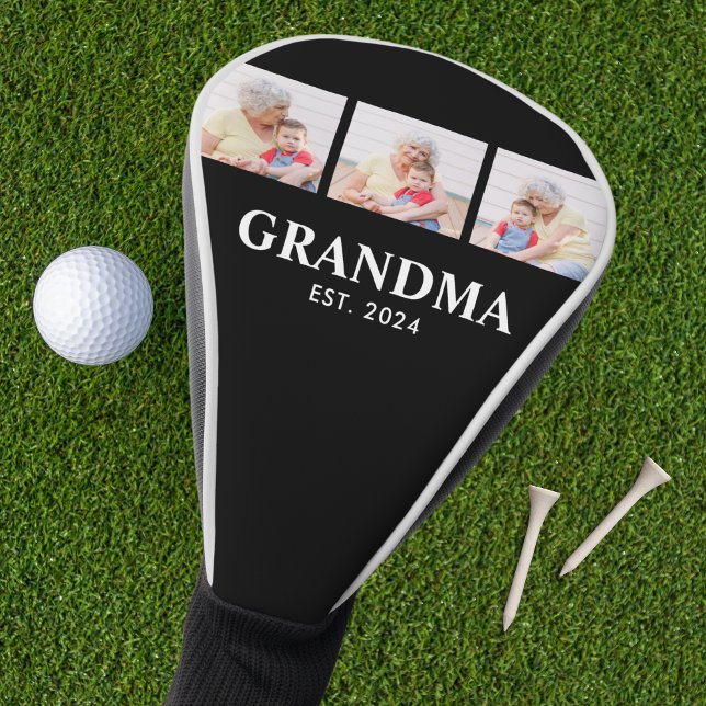 Funda Para Palo De Golf Grandma Established Modern Bold Black 3 Photo (Subido por el creador)